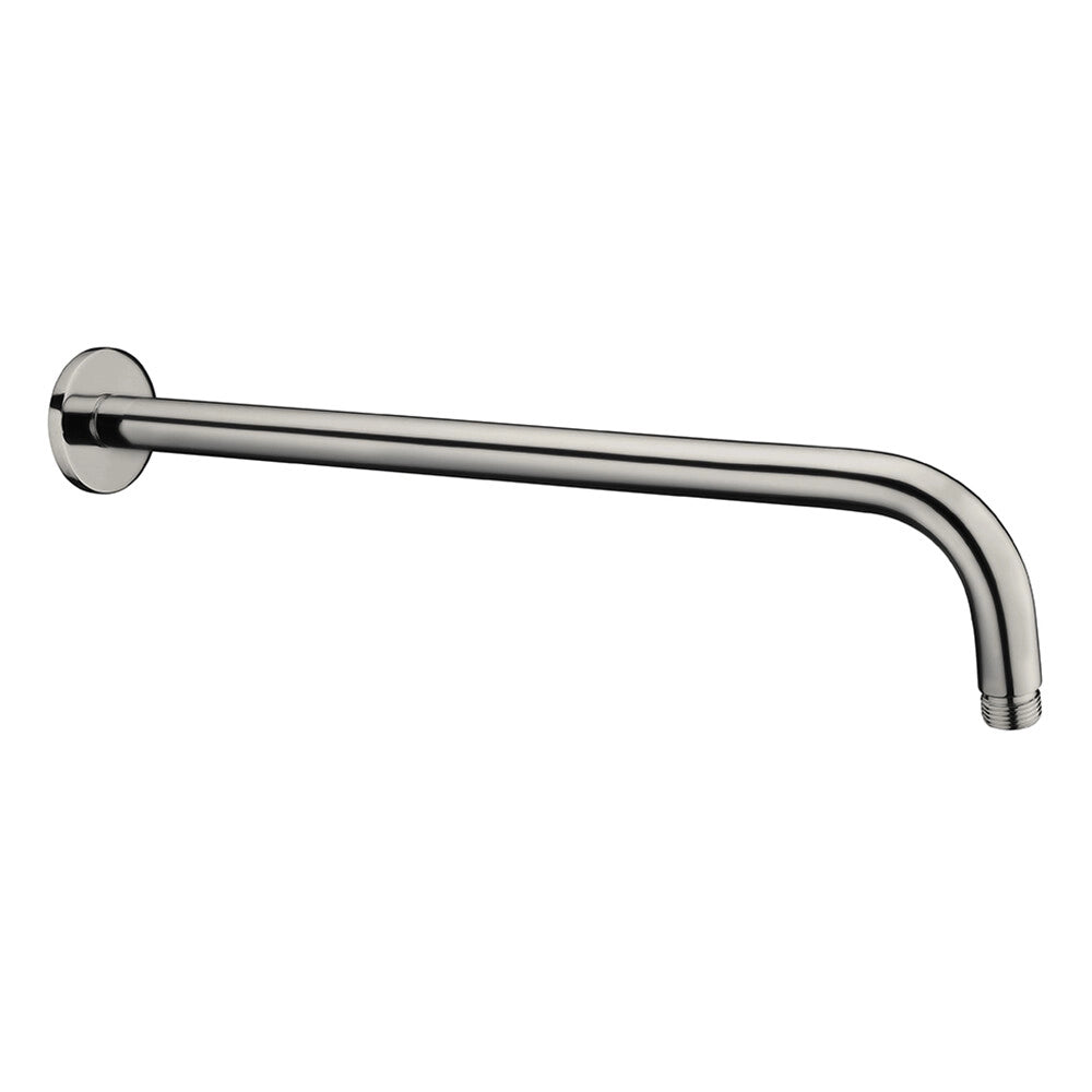 Set doccia completo ad incasso con braccio 35cm e soffione 25cm e kit doccino in acciaio inox satinato York