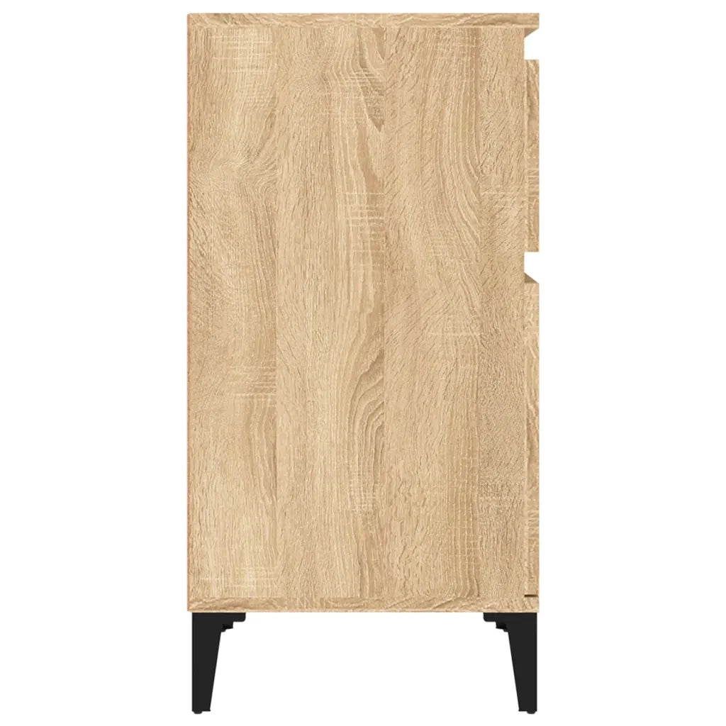 Set di 2 Comodini | Armadio da Notte | Mobiletto da notte Rovere Sonoma 40x35x70 cm