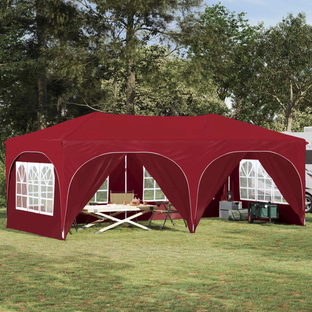 Tenda per feste a pop-up-Gazebo Borgogna 575 x 288 x 245 cm 685838