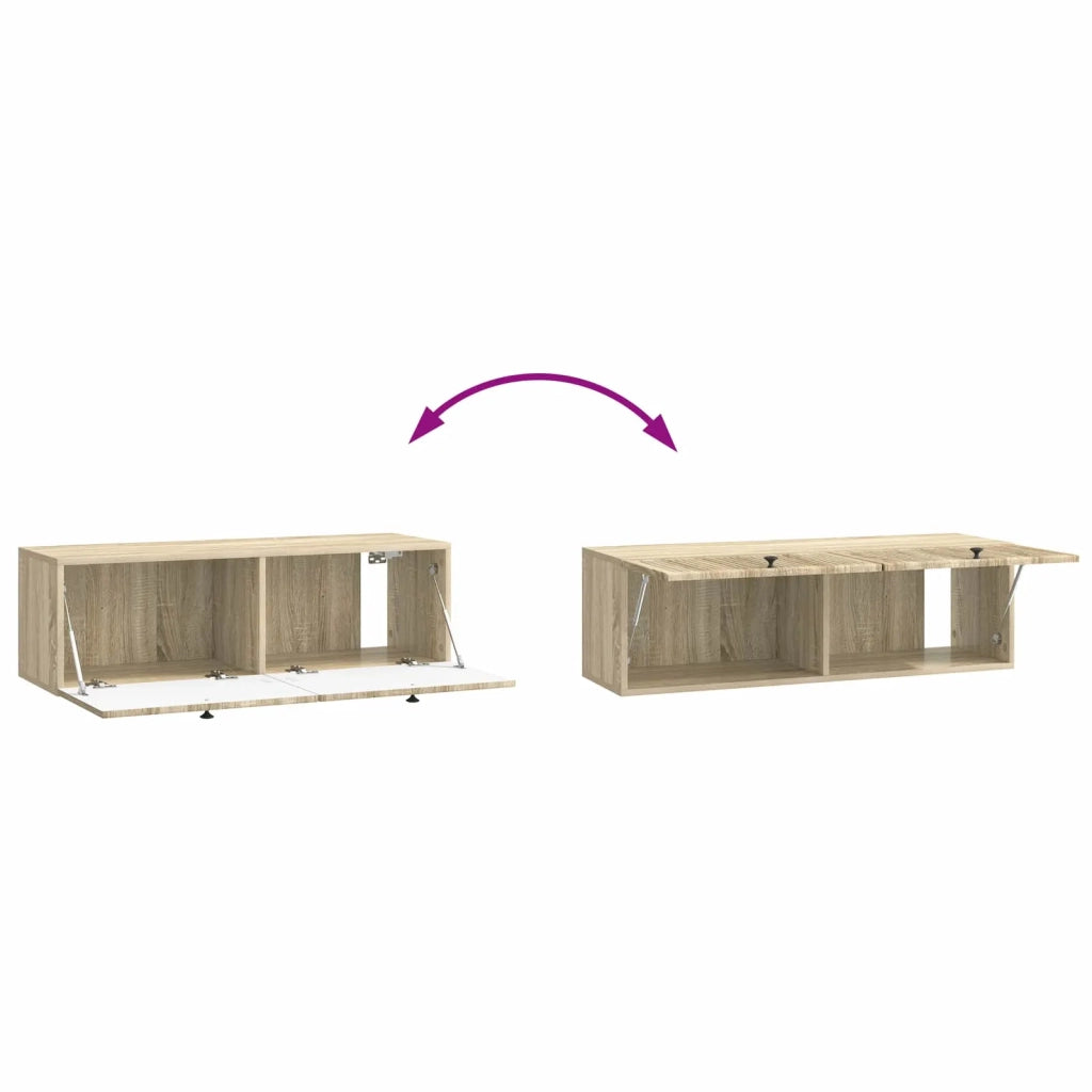 Mobile Porta TV da Muro Rovere Sonoma 98 x 31 x 30 cm