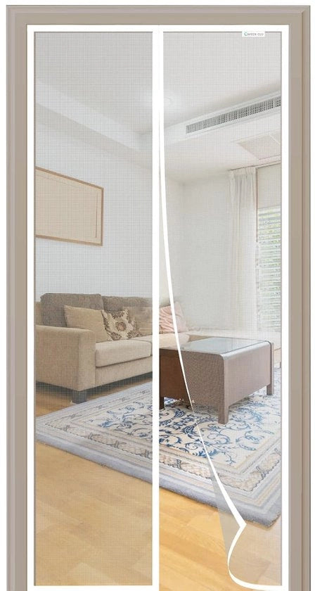 Velo di protezione per insetti per porte - 80x210 cm - Bianco