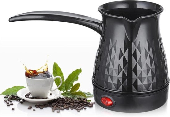 Macchina per Caffè Espresso con Ciotola per Caffè Turco Induzione 500 ml per Camping Mocha Can - Nero Stile