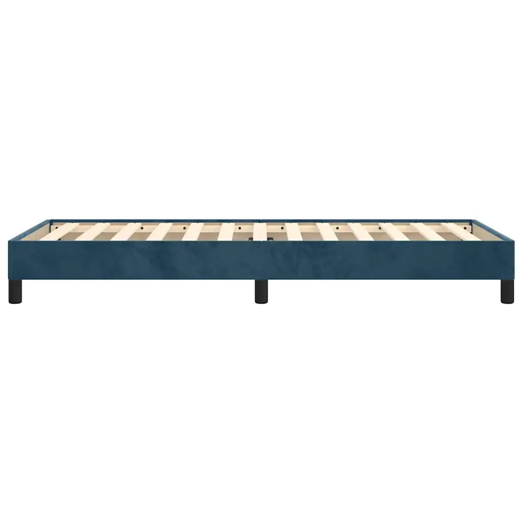 Giroletto senza Materasso Blu Scuro 90x200 cm in Velluto 346956
