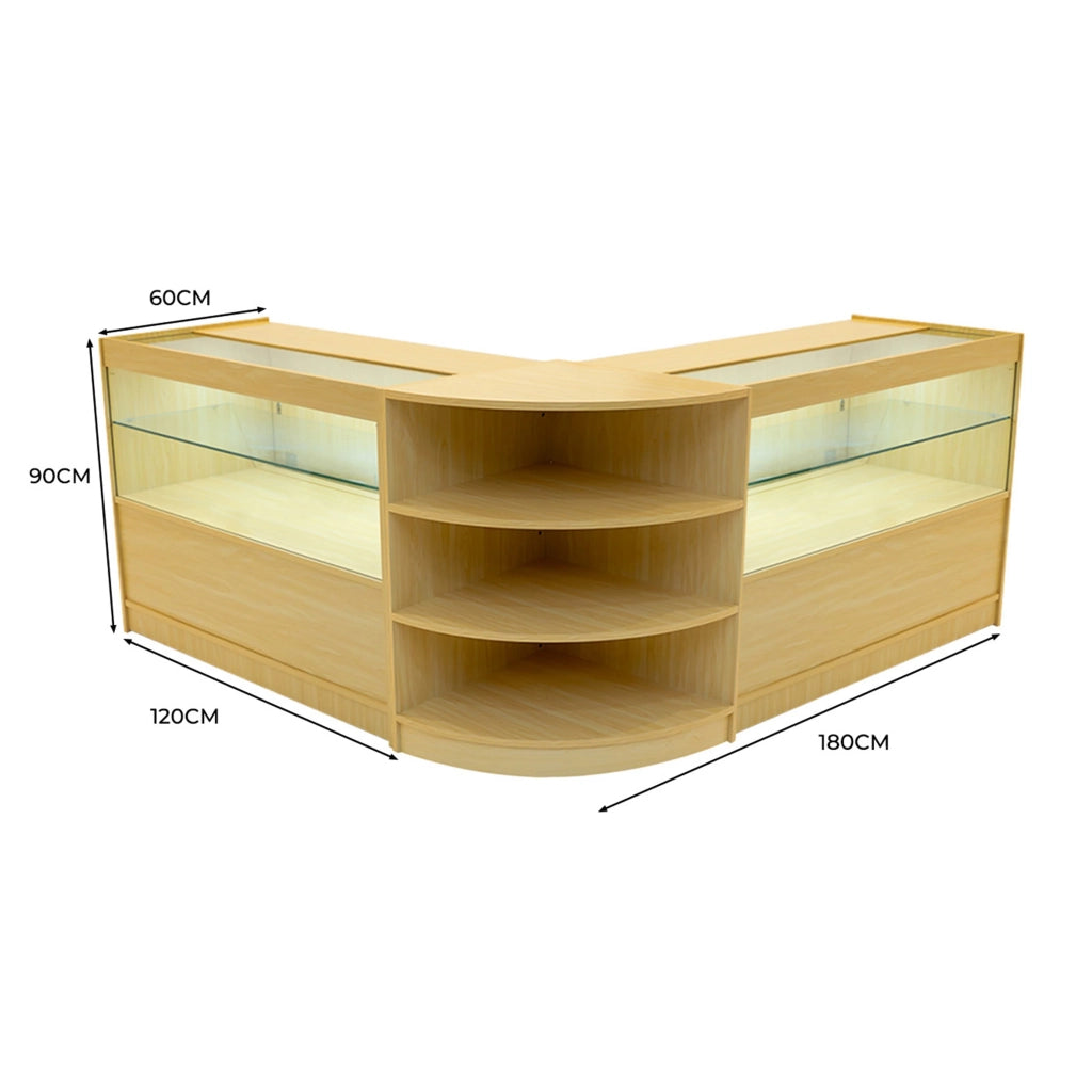 Set Banconi Andromeda LED C1200 x2 e LM60 – Acero, Vetro, Chiavi