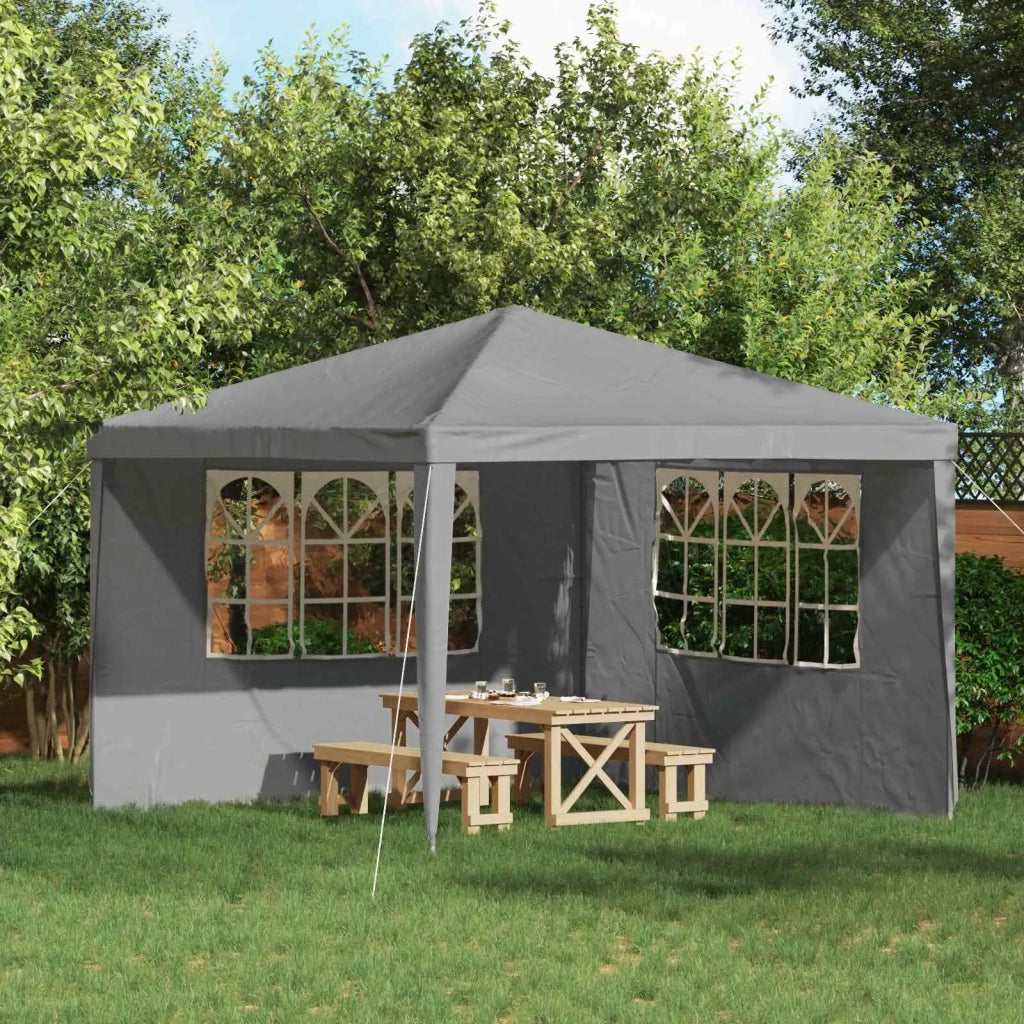 Parete per tenda da festa 2 pcs 300 x 195 cm Grigio Chiaro 42033005