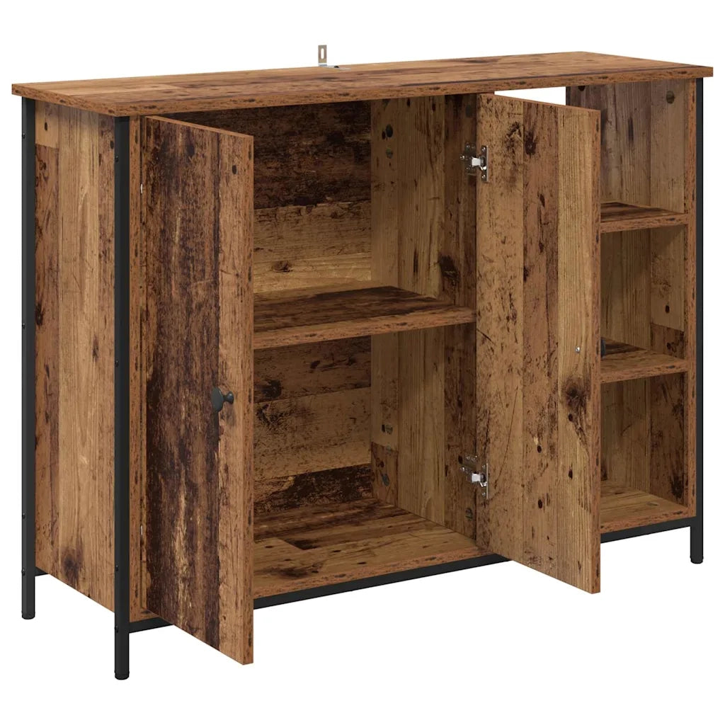 Credenza-Buffet-Armadio da cucina Legno vecchio 100 x 33 x 75 cm Legno multistrato