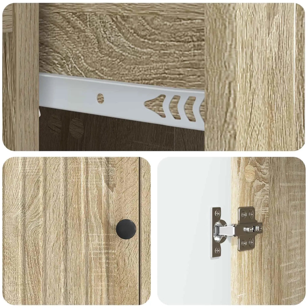 Credenza Rovere Sonoma 66 x 34,5 x 90 cm Legno ingegnerizzato 894167