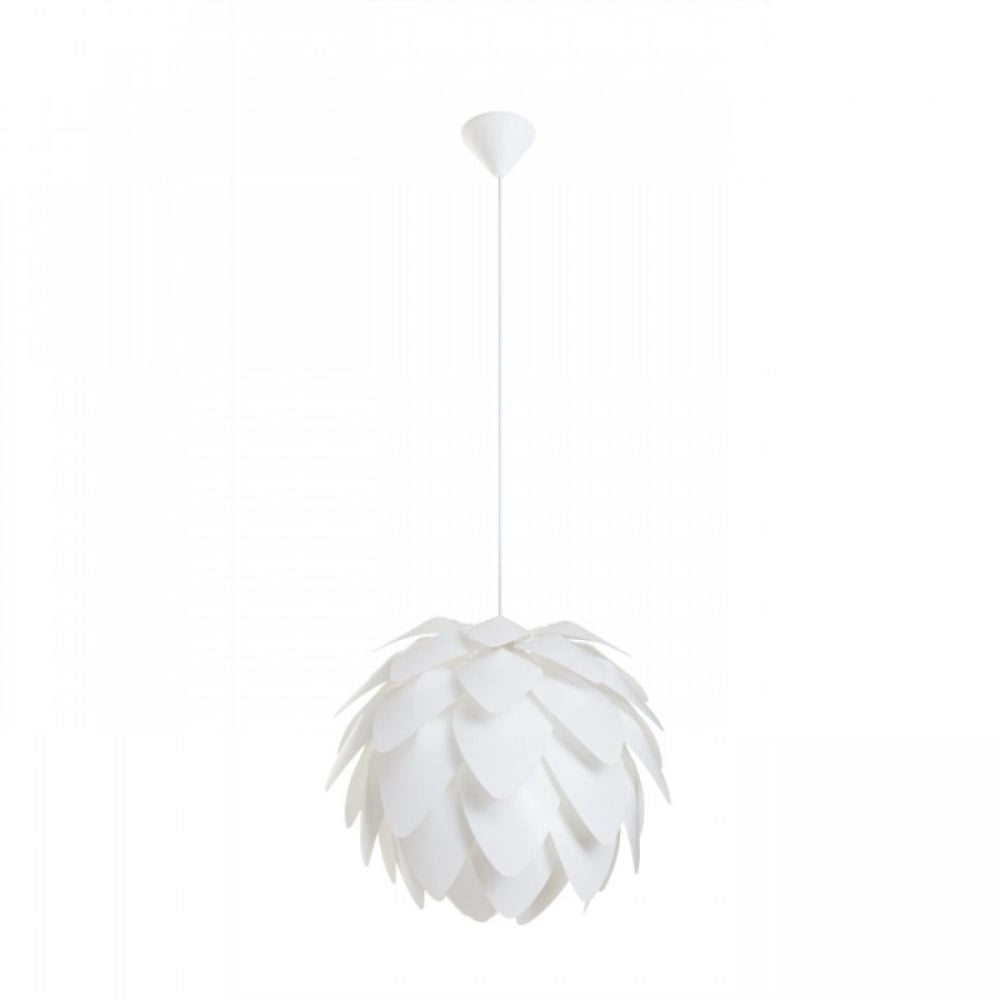 Lampadario ENCOMBRE a sospensione PVC bianco 230V E27 42W