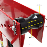 Curvatubi idraulica 90° Max 16 t 8 matrici Piegatubi Curvatrice Piegatrice tubi
