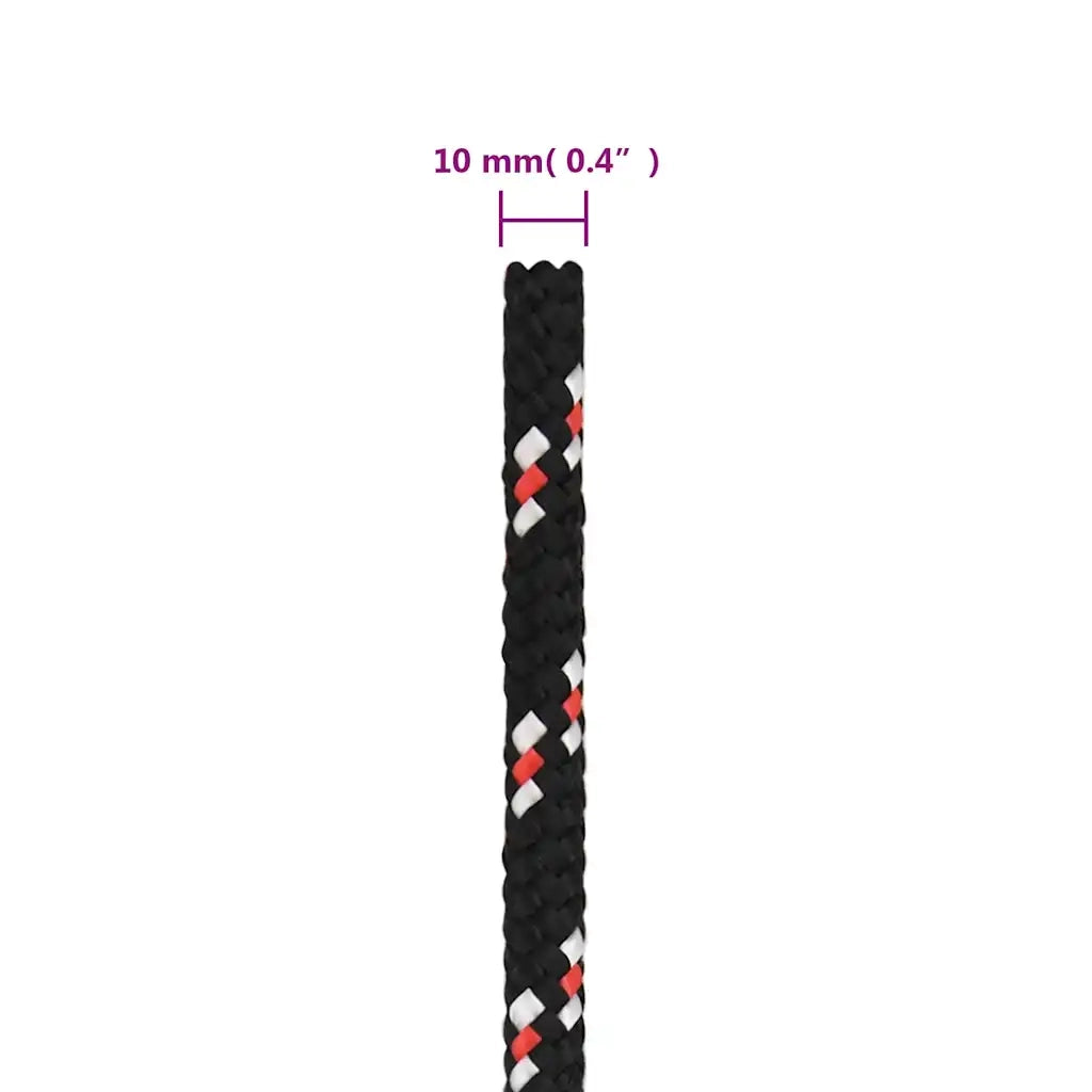 Corda per barca Nera 10 mm 500 m in Polipropilene 152351