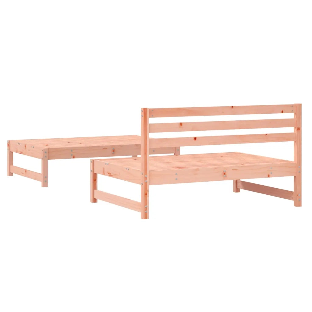 Salotto da Giardino-Set Salotto da Giardino 2 pz in Legno Massello di Douglas