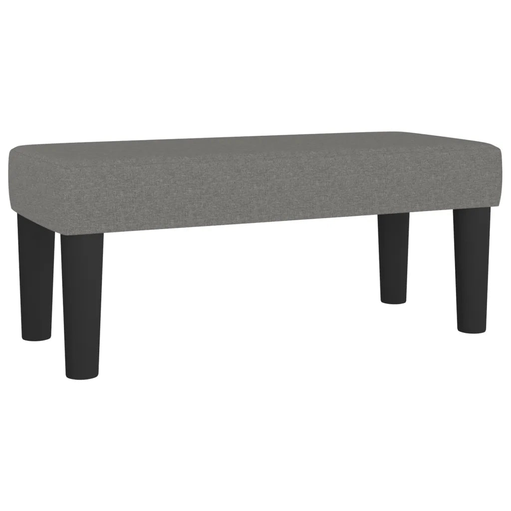 Panca Grigio Scuro 70x30x30 cm in Tessuto CFW7972061