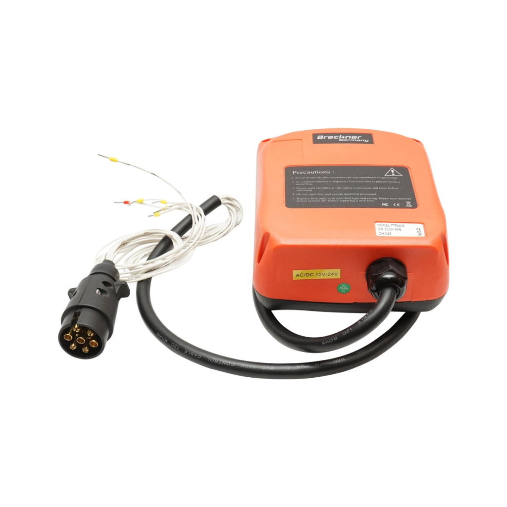 Telecomando senza fili per verricello per trattore forestale da 12-24 V con funzione di mantenimento senza motore a pedale Breckner Germany