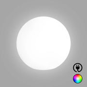Lampada sfera di design Ø70 in polimero luce multicolor per interno ed esterno - Made in Italy - Monacis