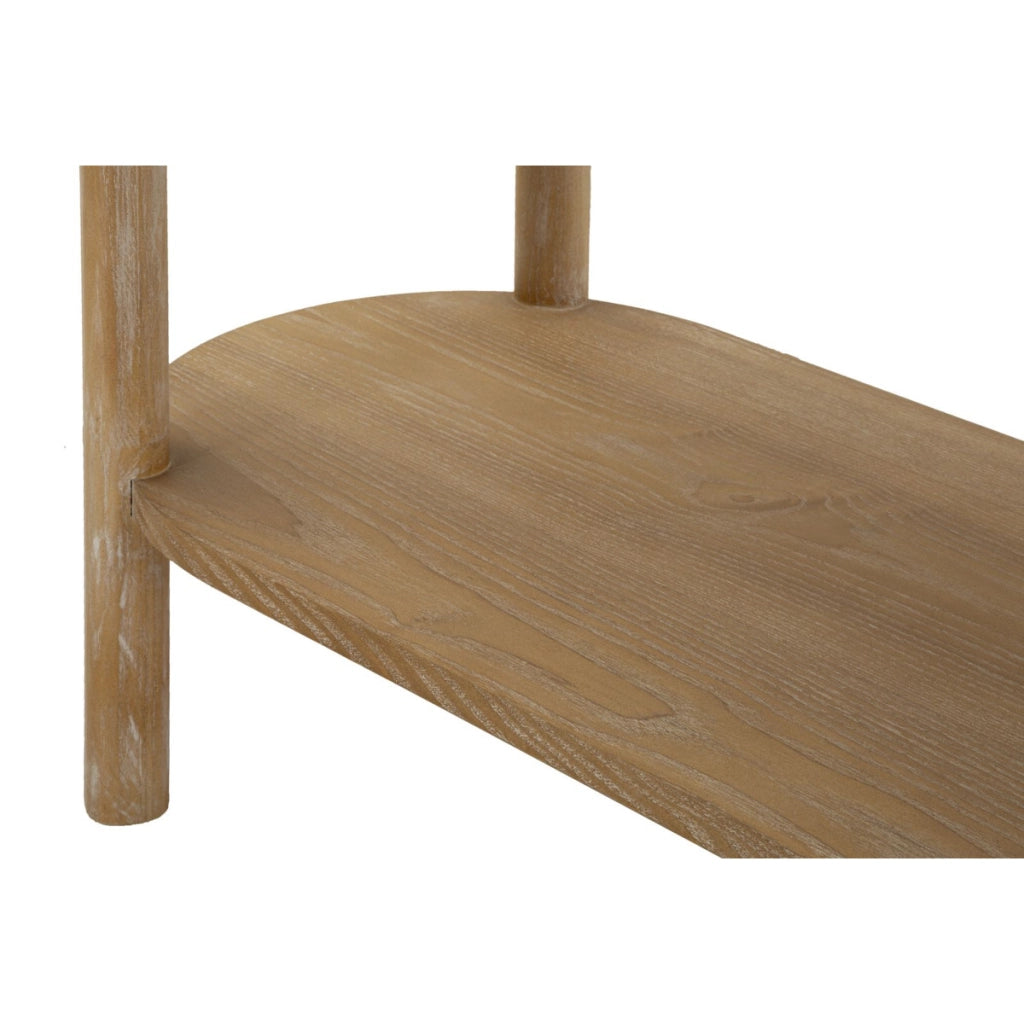 Tavolo Consolle VKH758, Marrone, Legno, 110x40x80 cm