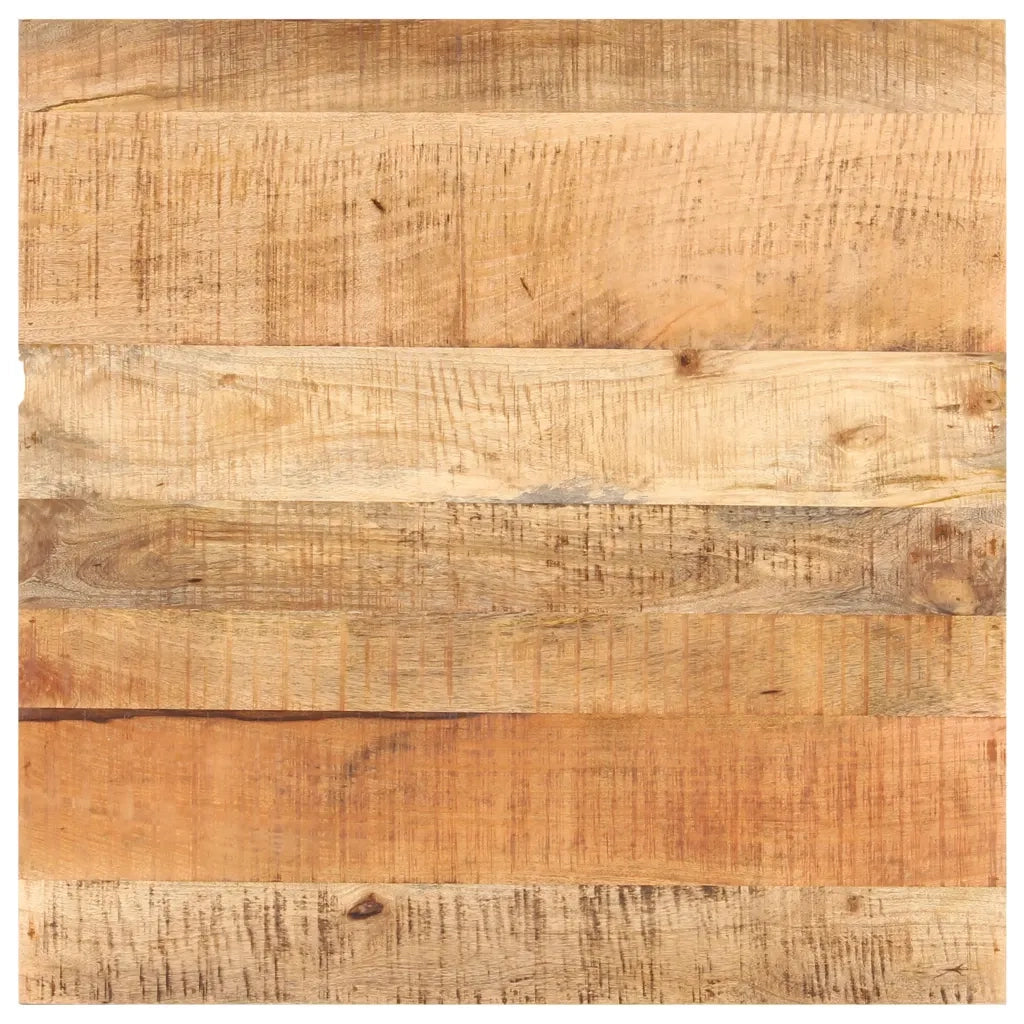 Tavolino da Bistrot Quadrato 80x80x75 cm Legno di Mango Grezzo 320268