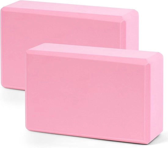 Set di Blocco Yoga da 2 - Pieghevollo antiscivolo con schiuma EVA leggero ad alta densità per yoga, pilates e esercizi a casa