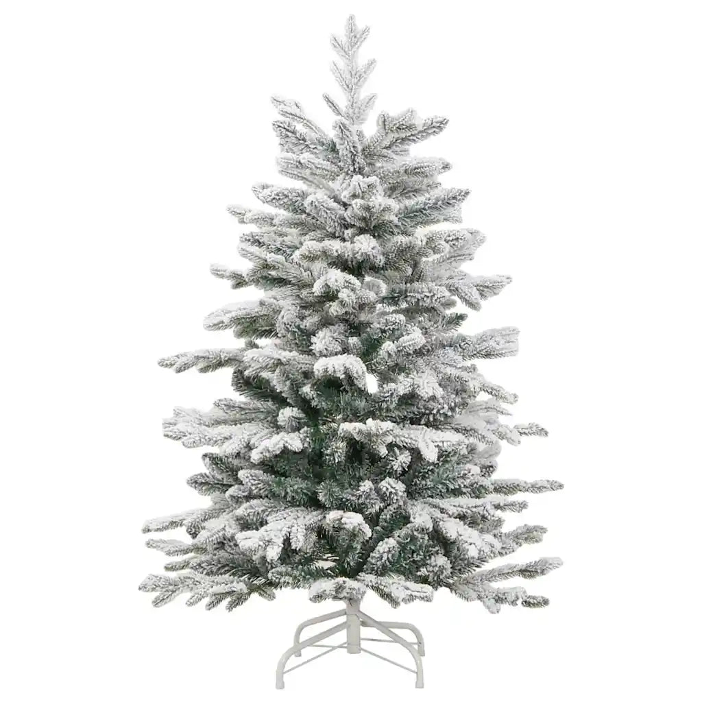 Albero di Natale Artificiale con Rami Pieghevoli Bianco 120 cm 3395624