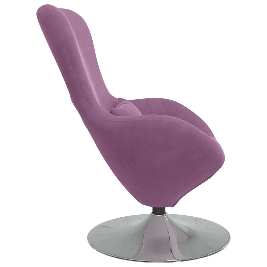 Divano Sedia-Poltrona uovo Viola Velluto