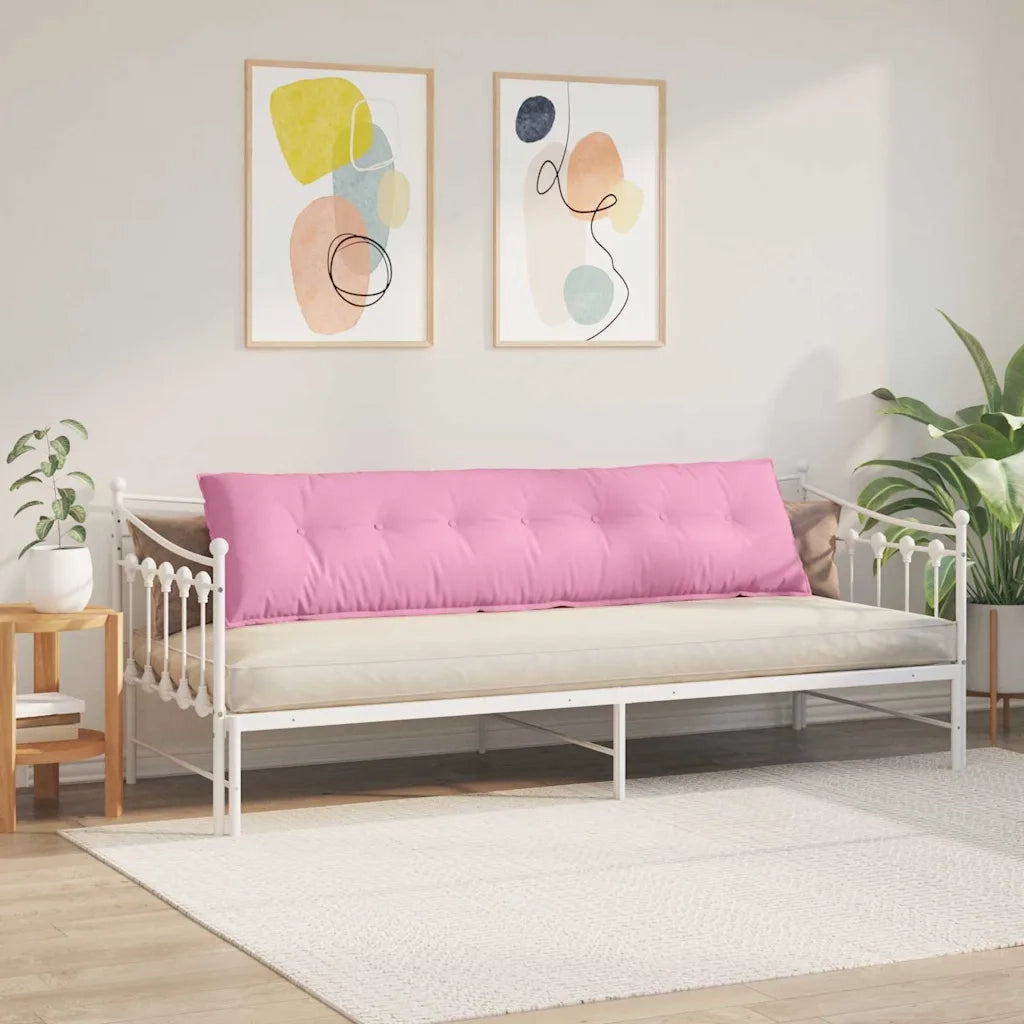 Cuscino per Schiena Rosa 200 x 19 x 50 cm Tessuto
