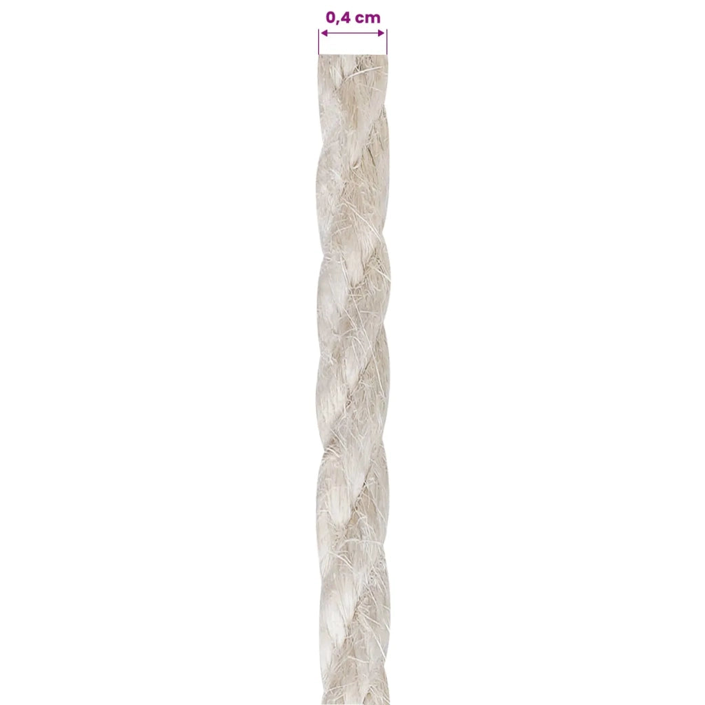 Spago in juta 4 Bianco 100% juta Tossa CFW3501742