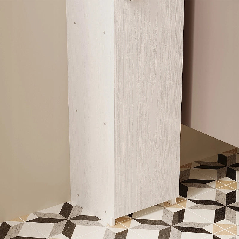 MOBILE DA BAGNO A COLONNA LOFT  STRETTO BIANCO – MODERNO 101 CM
