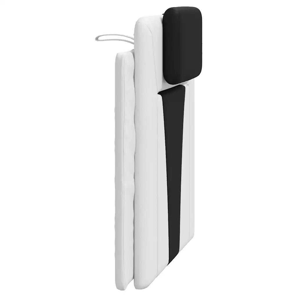 Cuscino Testiera Viana Nero e Bianco 90 cm in Similpelle CFW4084671