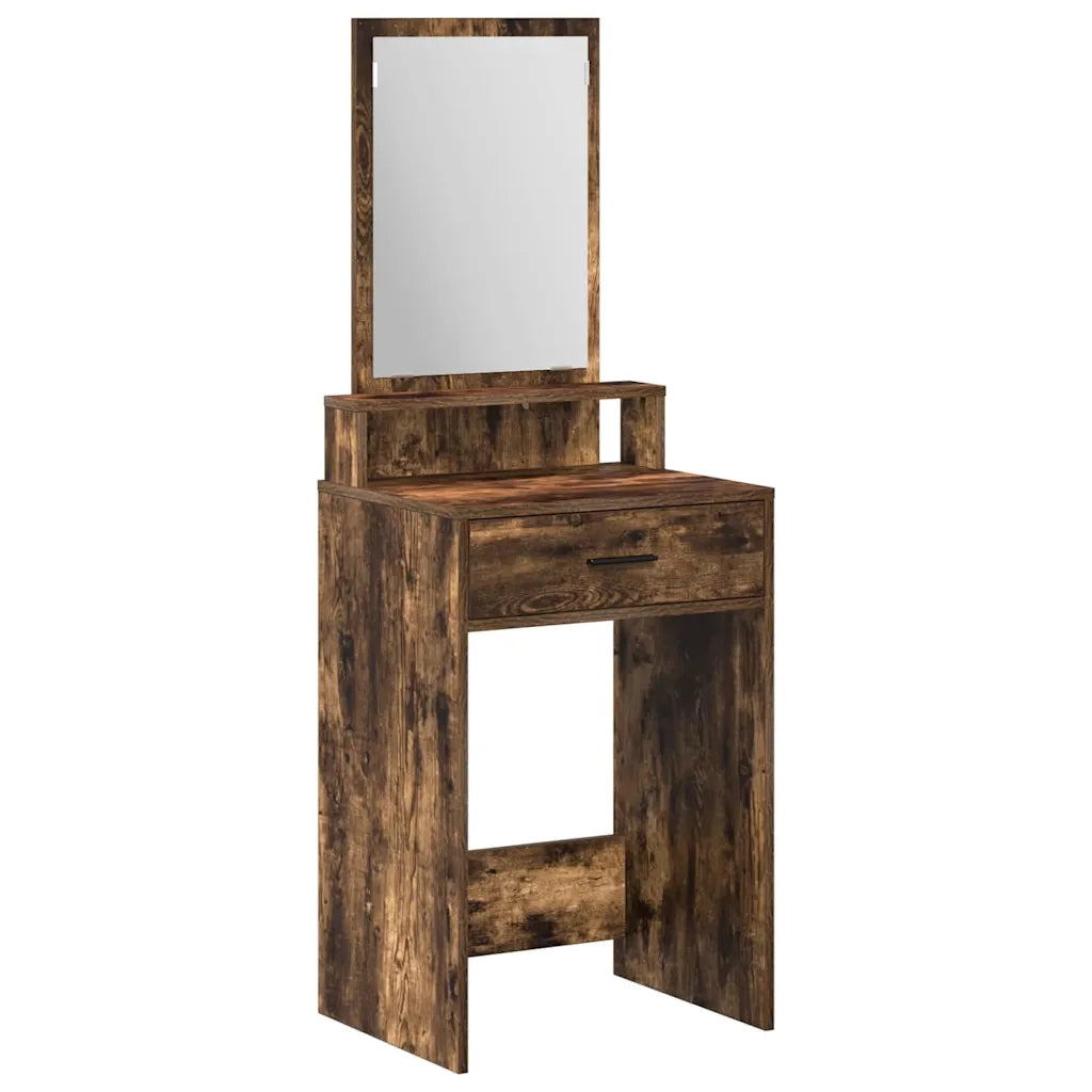 Tavolo da Trucco Rovere fumé 50 x 41 x 140 cm Legno multistrato 865131