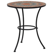 Set Bistrò 3 pz con Mosaico in Ceramica Arancione/Grigio 279691