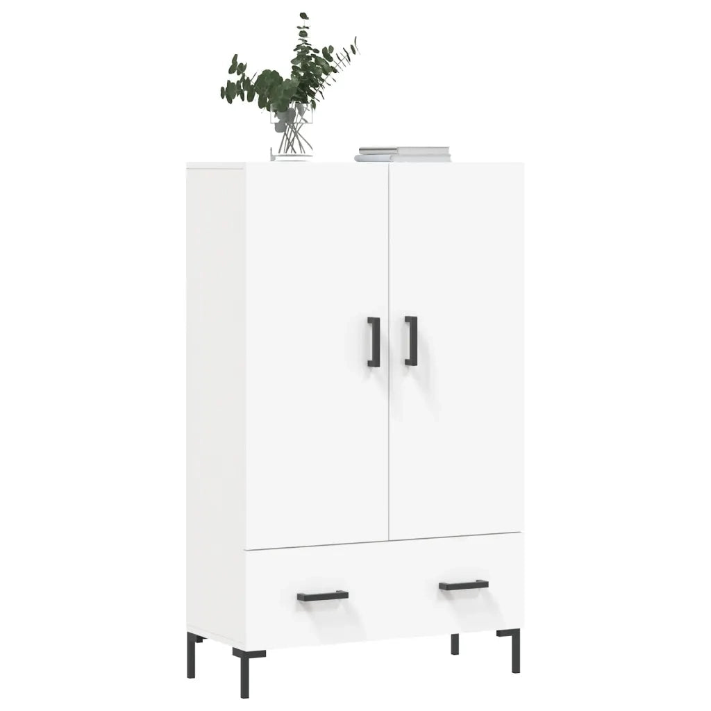 Credenza Bianca 69,5x31x115 cm in Legno Multistratocod mxl 79662