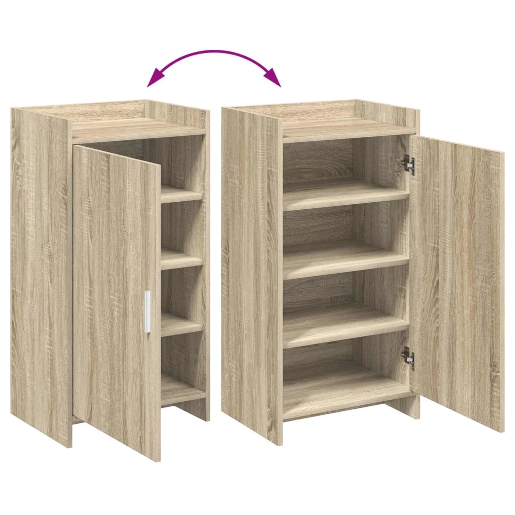 Mobile per scarpe con porta Rovere Sonoma 48 x 36 x 92 cm 8011333