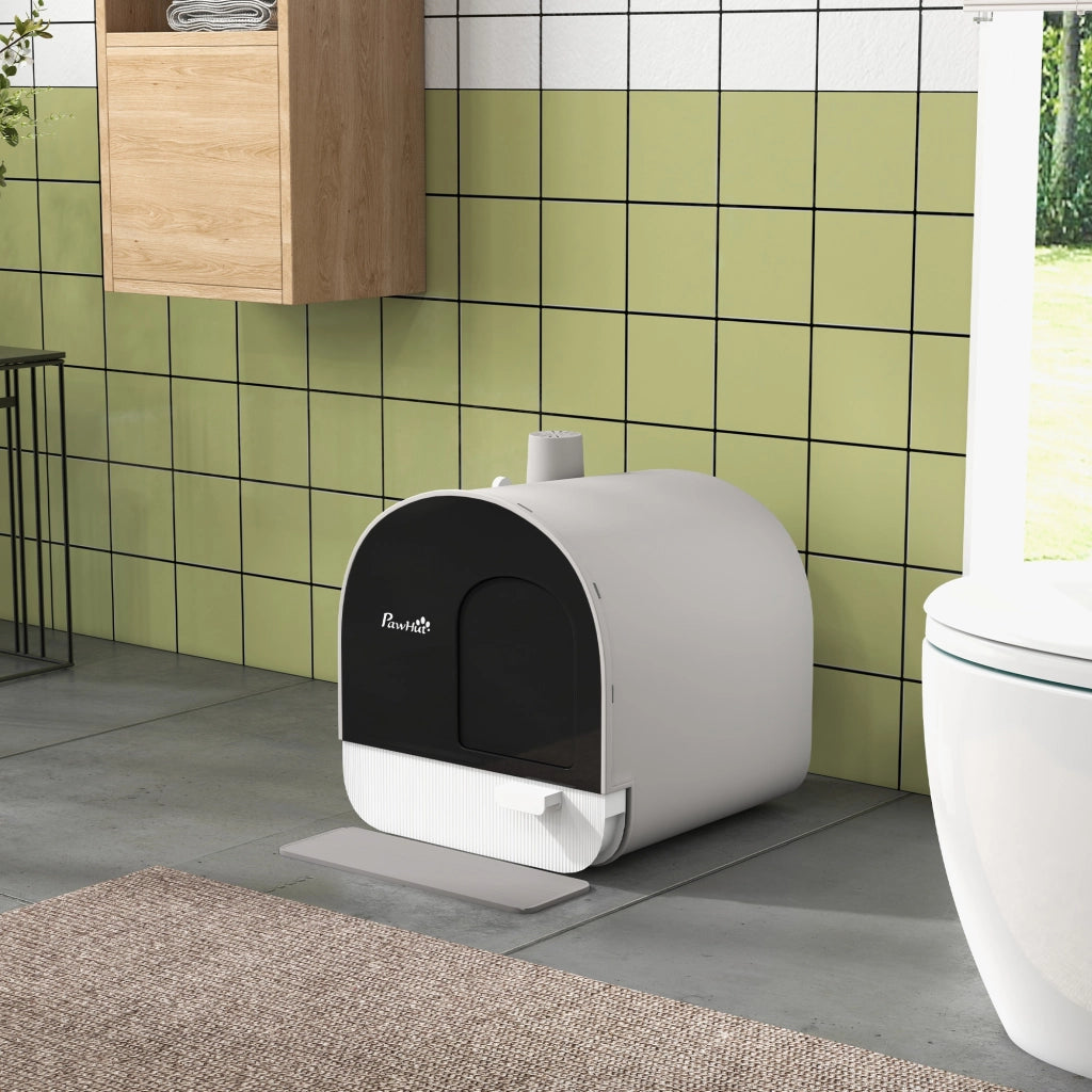 Cassettiera per Gatti con Bandeja ¨C Zephmum ¨C Grigio 43x44x47 cm