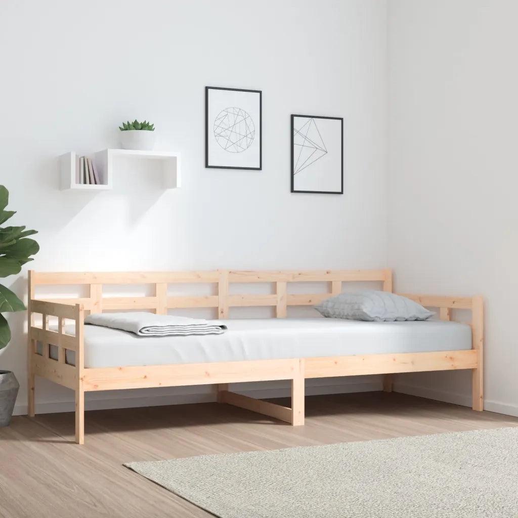 Letto singolo | Letto per adulti | Dormeuse in Legno Massello di Pino 80x200 cm