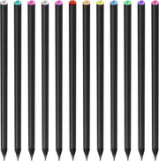 Set di 12 Grafite per Bambini con Punta Diamantata, Nero, per Scrittura e Disegno