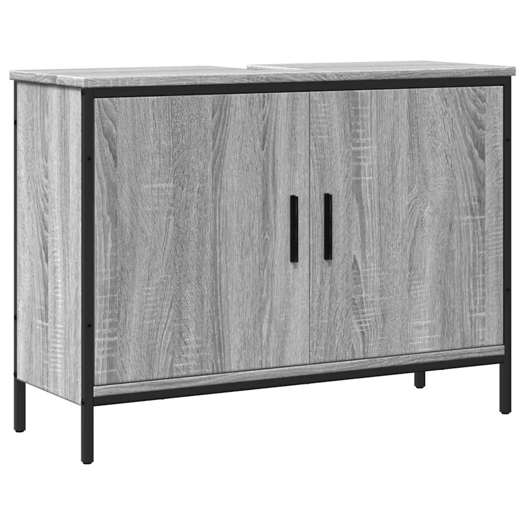 Mobile Lavabo | Armadio Lavabo Bagno Grigio Sonoma 80x30x60 cm Legno Multistrato