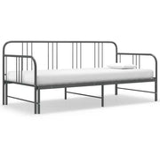 Telaio Divano Letto Estraibile Grigio in Metallo 90x200 cm cod mxl 50084