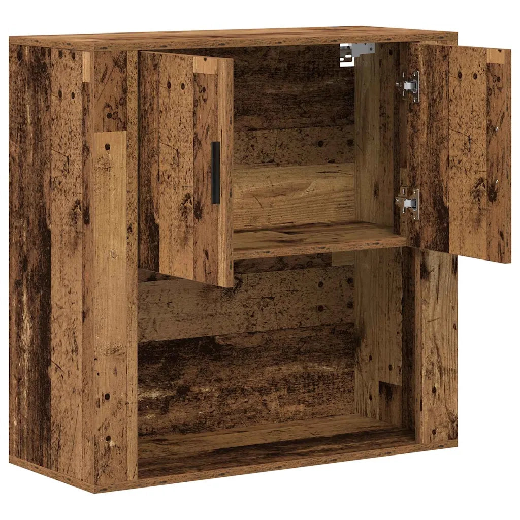 Armadietto a muro con lo scaffale Legno vecchio 80 x 33 x 80 cm 862114