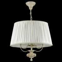 Lampada pendente Elegant in Metallo Olivia Avorio