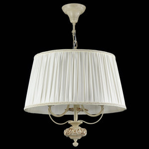 Lampada pendente Elegant in Metallo Olivia Avorio