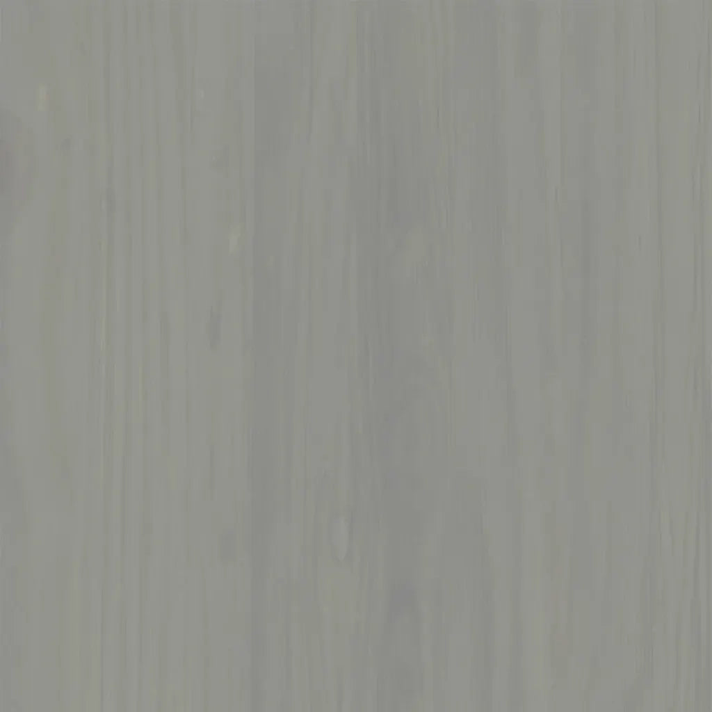 Mobile Porta TV VIGO Grigio 156x40x40 cm Legno Massello di Pino 353174