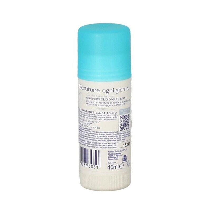 NEUTRO ROBERTS DEODORANTE STICK FRESCO ZERO SALI DI ALLUMINIO ZERO MACCHIE OLIO 40 ML 48H