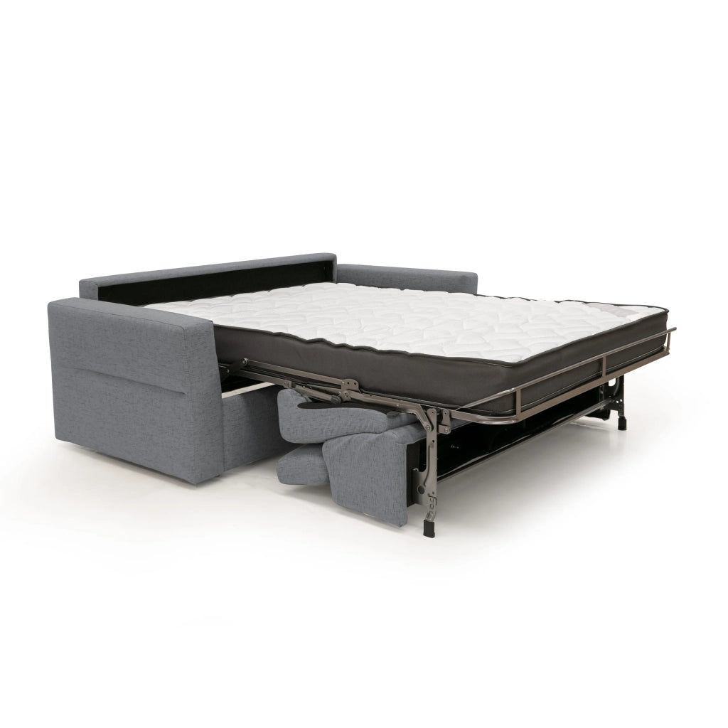 Avalon Divano letto con materasso H18 200 cm (mat. 140x197 cm) giallo