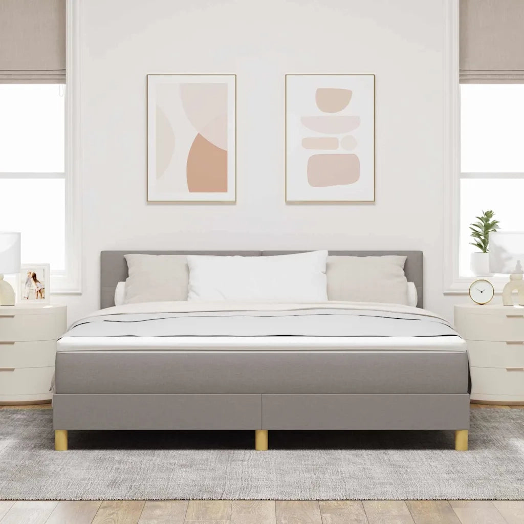 Letto a Sorgente LED con strisce LED Talpa 180 x 200 cm Tessuto 3342461