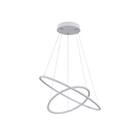 Lampada pendente Modern in Metallo Nola Bianco