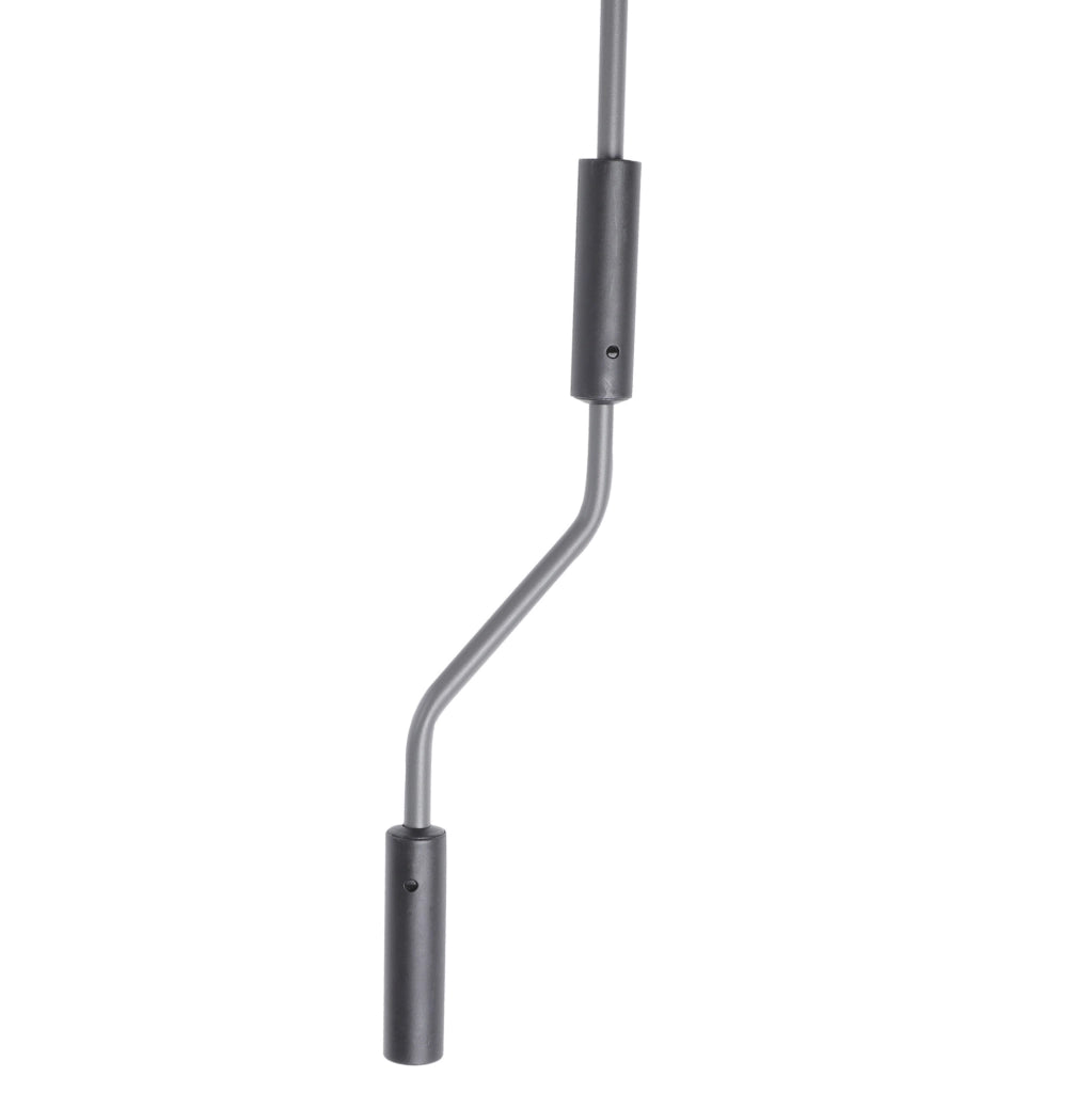 Tenda da balcone a bracci 200x150 cm regolabile in altezza e inclinazione; grigio scuro