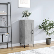 Credenza-Buffet-Armadio da cucina Grigio Cemento 34,5x34x90 cm in Legno Multistrato 521972