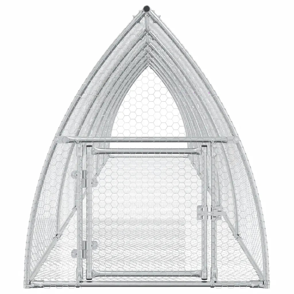 Conigliera Argento 105x600x120 cm in Acciaio Zincato 3281529