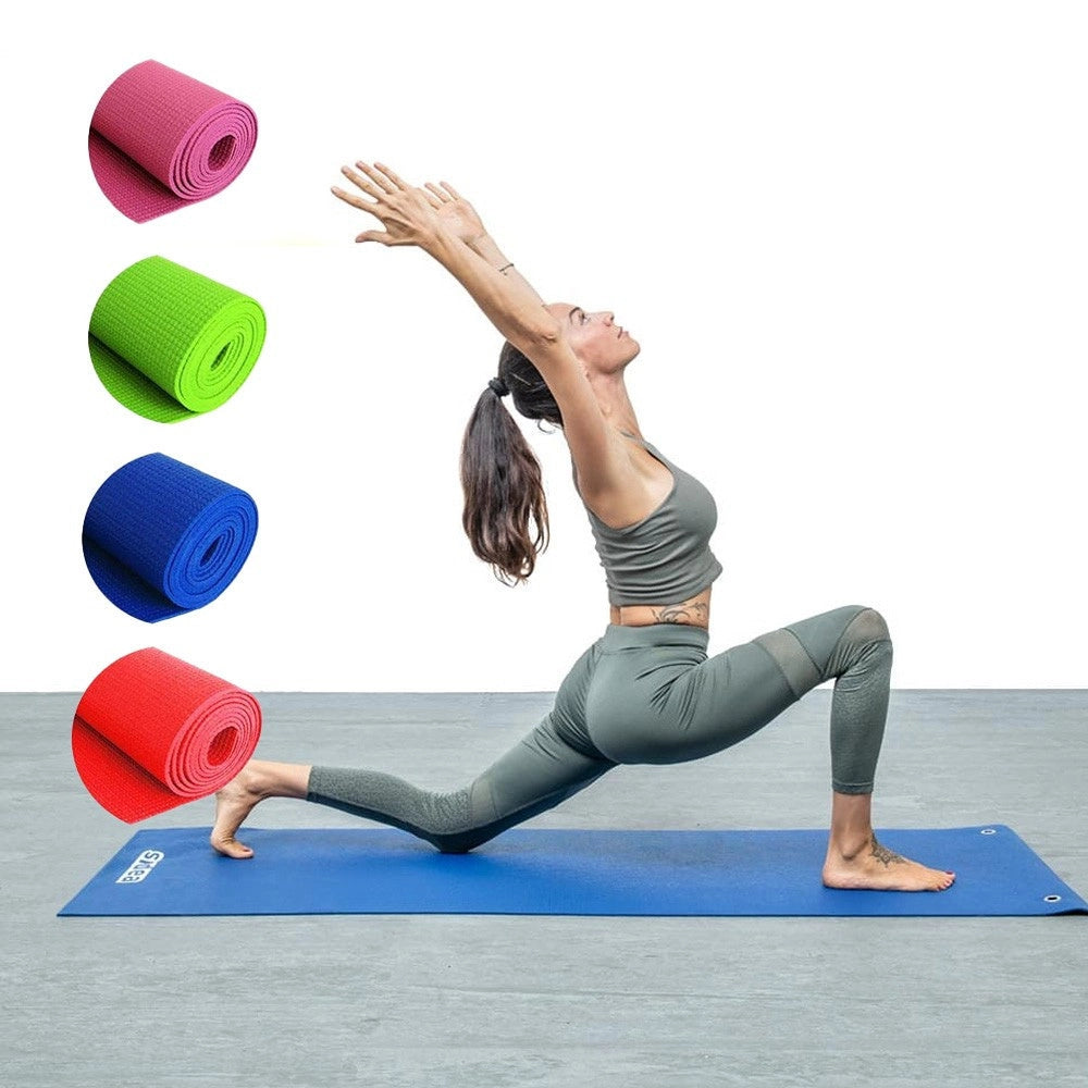 Trade Shop - Tappetino Yoga In Nbr 61x183x1 Cm Tappeto Aerobica Fitness Pilates Palestra -