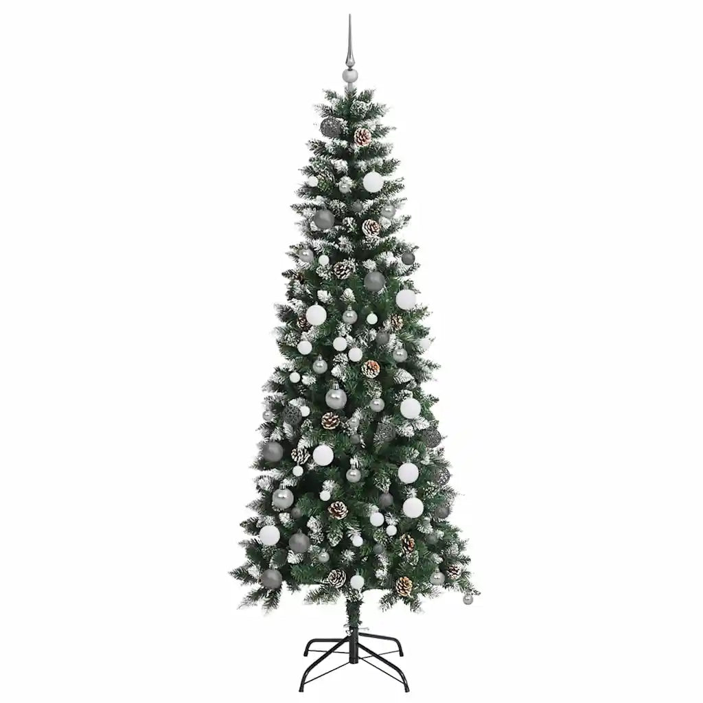 vidaXL Albero di Natale artificiale Verde PVC