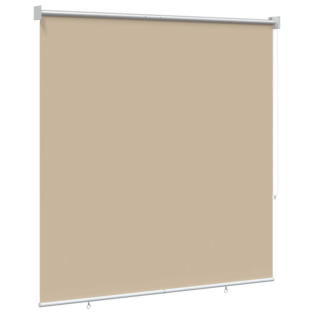 Voletta a rullo con protezione UV Beige 120 x 140 cm Poliestere
